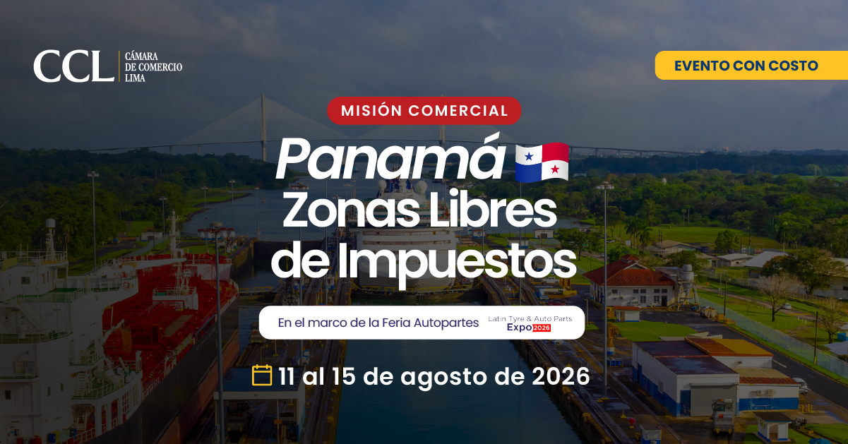 MISION COMERCIAL A PANAMÁ: ZONAS LIBRES DE IMPUESTOS 2026