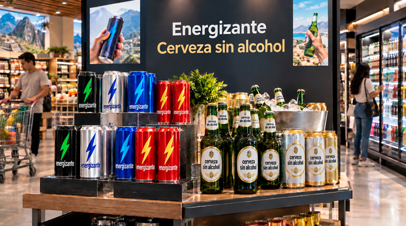 Energizantes y cerveza sin alcohol frenan su avance en 2026 tras fuerte crecimiento en 2025